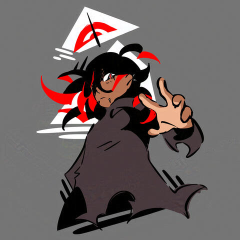 A sketch of that OC from before that i made as a warmup (and to update her design cause the old one was meh)